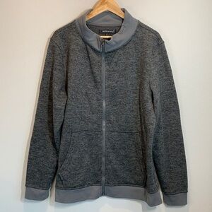 Wicked Stitch Full Zip Sweatshirt Gray Men’s Size Large